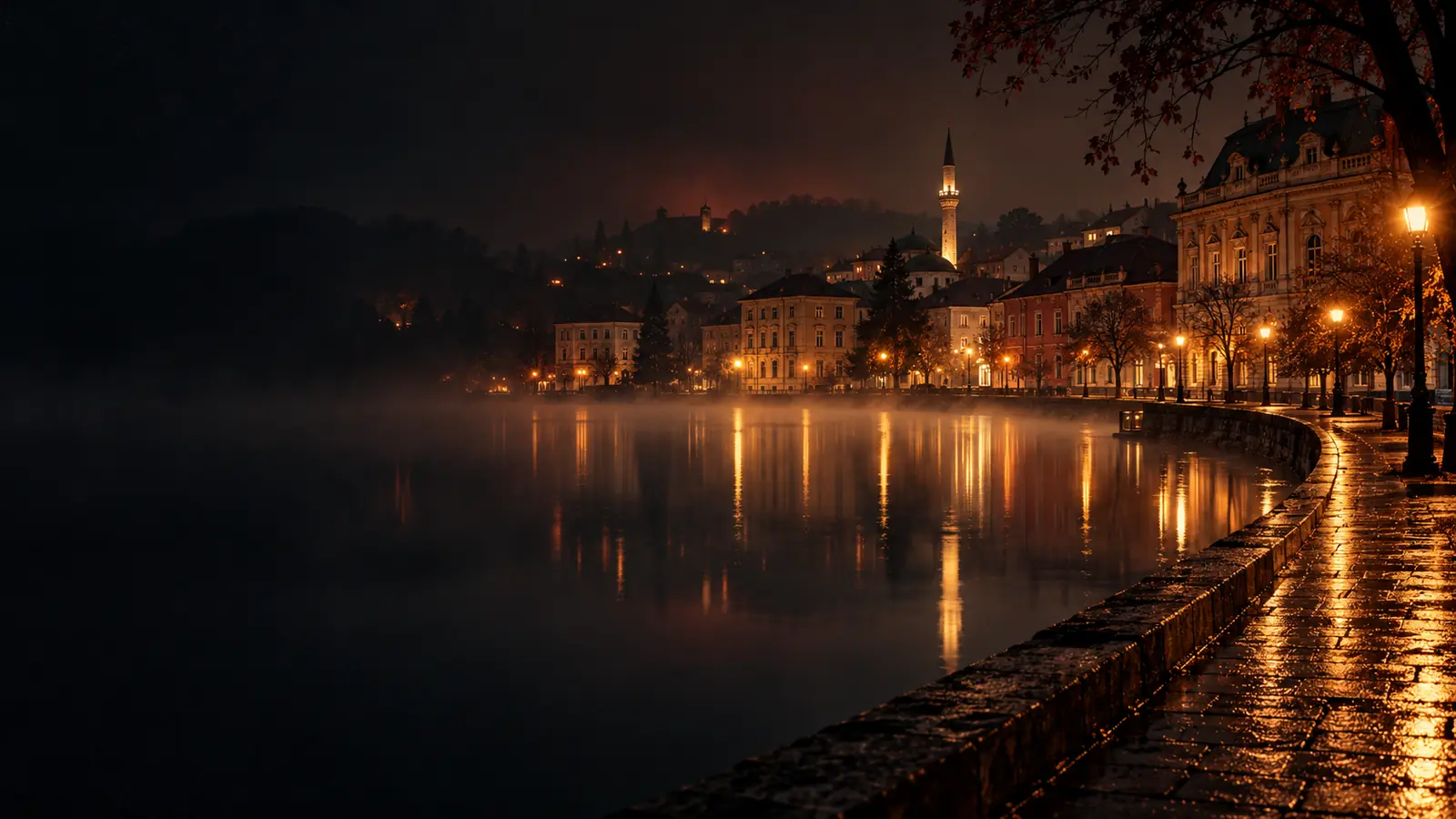 Tuzla noću, scena iz igre Kumstvo